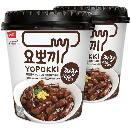 Yopokki Black Soybean Sauce Cup Topokki 4.9oz