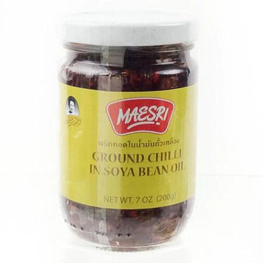 Maesri Ground Chilli In Soy Bean Oil